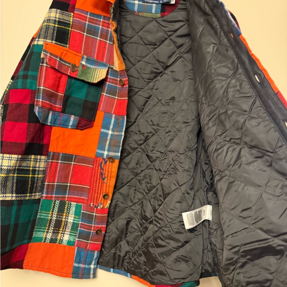 Polo Ralph Lauren Patchwork Over Shirt/ Jacket - image 6